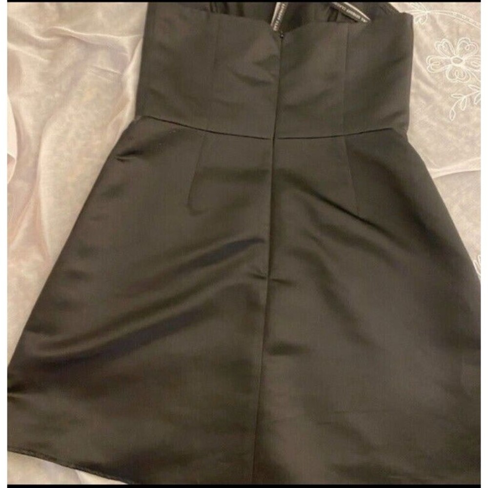Bill LEVKOFF classics black strapless dress ~size 12 pn#82955